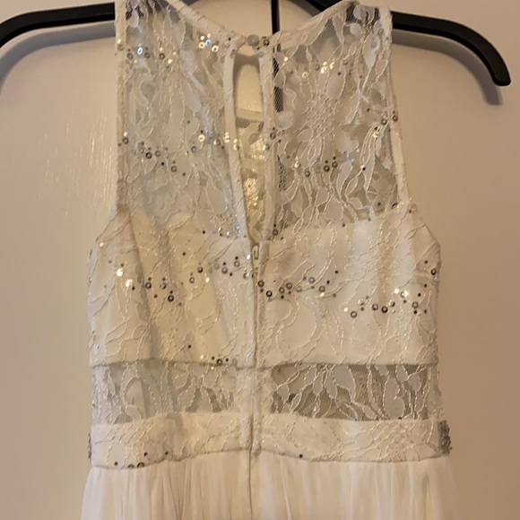 BCX White Elegant Prom Dress - Picture 3 of 4